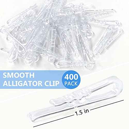 8.5 x 11 Inch Fabric Backing Board, Poster Boards and Plastic Alligator Clips for Folding and Storing Cloth Straight, Fabric Storage Boards-100 Set