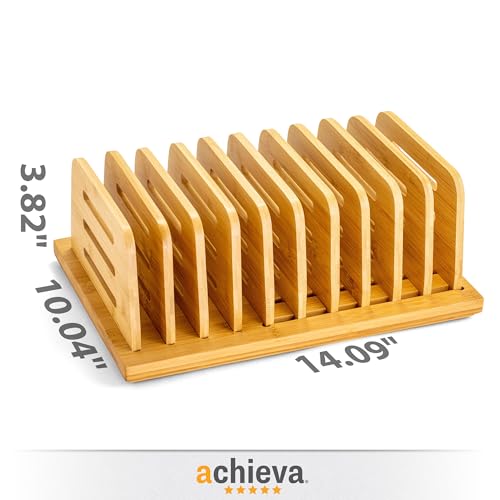 Achieva Bamboo Large Adjustable File Sorter (71002)