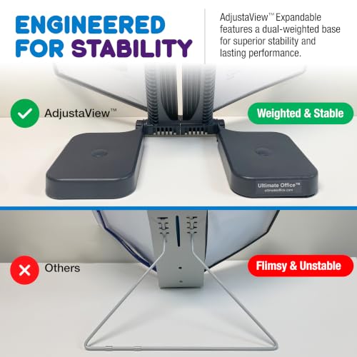 Ultimate Office Adjustable Expandable Desk Reference Organizer 20 Pockets, Colored Pockets