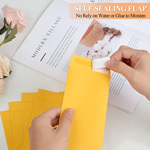 Joyberg 120 Budget Envelopes for Cash, Coins, Checks & Gift Cards, 3.2x6.6in Brown Kraft Paper Money Savings Set