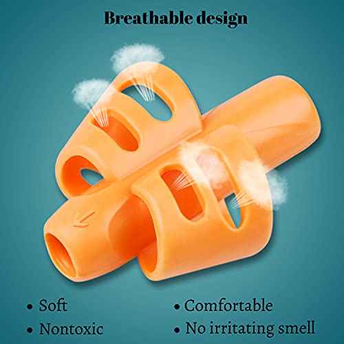 Pencil Grips, Pencil Grips for Kids Handwriting, Children Pen Writing Aid Grip Set Posture Correction Tool for Kids Preschoolers Children, Hollow Ventilation Design, 3 Pack
