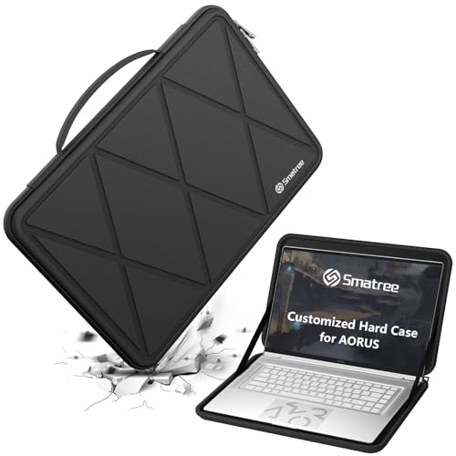 Smatree Hard EVA Protective Sleeve Compatible for 16 inch GIGABYTE AORUS ELITE 16 AE6H/MASTER 16 AM6H,for 16inch LG gram Pro 2 in 1 16T90SP/OLED/OLED 2 in 1,for 16inch AERO 16 OLED BKF/BSF Case(X8283)