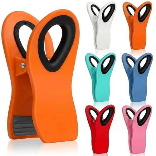 Mr. Pen Magnetic Chip Clips, 6-Pack, 3" with Airtight Seal – Vibrant Colors