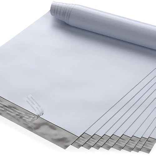 9" X 12" Poly Mailers, 500 Count White Polymailer Shipping Envelopes for Clothes 2 Mil Unpadded Waterproof Opaque Self-Seal Poly Bags with Tear/Puncture Proof Adhesive Strip