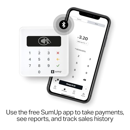 SumUp Plus Bluetooth Card Reader NFC RFID Payment Terminal for Smartphones