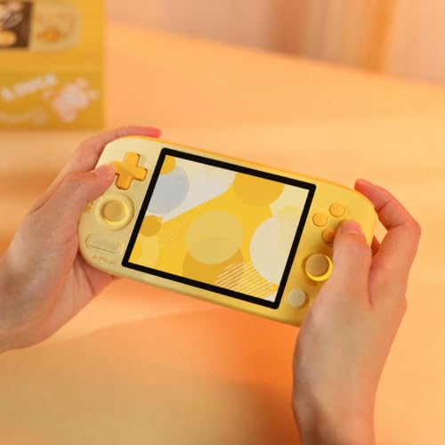 AYANEO Pocket Air Mini Yellow Handheld Retro Gaming Console 4.2" Screen