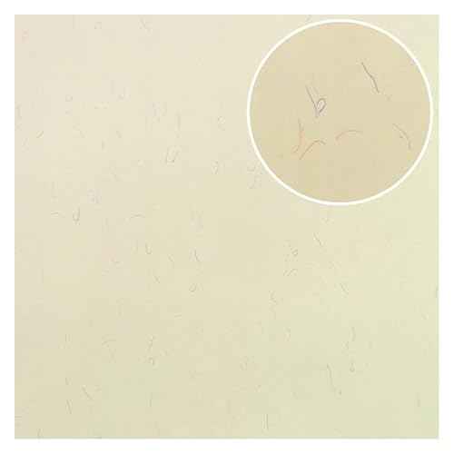 Twlead Yellowish A4 Security Paper,85g Starch-Free 75% Cotton and 25% Linen Waterproof Without Security Thread Paper for Certificates Files 50Sheets