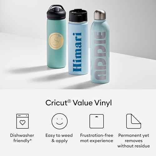 Cricut Value Permanent Vinyl, Black (12in X 35ft)