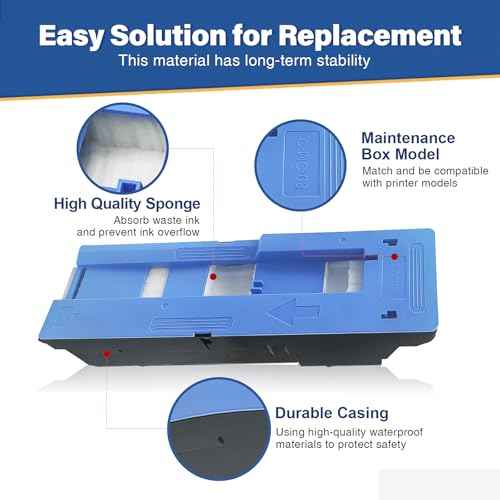 YOUEXPERT MC-08 Maintenance Cartridge Replacement for Canon Imageprograf iPF8000 iPF8100 iPF8300S iPF8400 iPF9000 iPF9100 iPF9400 iPF9400S for Canon MAINTCART MC-08-80009000S Series
