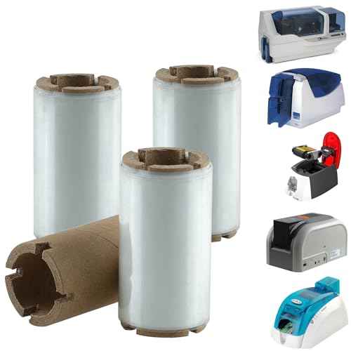 2.36¡¯¡¯ x 295¡¯ UV Color Ribbon 1 Roll, Gcore Fluorescent Anti Theft Invisible Marking Ribbon 1000 Prints, 1'' Core, Compatible for HITI-CS200 HITI-CS200E, Invisible Under UV Light to Green