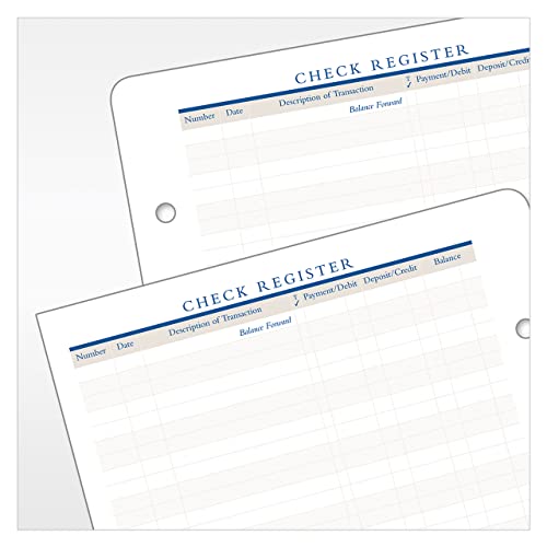 FranklinCovey Classic Check Register for Planners - 50 Pages