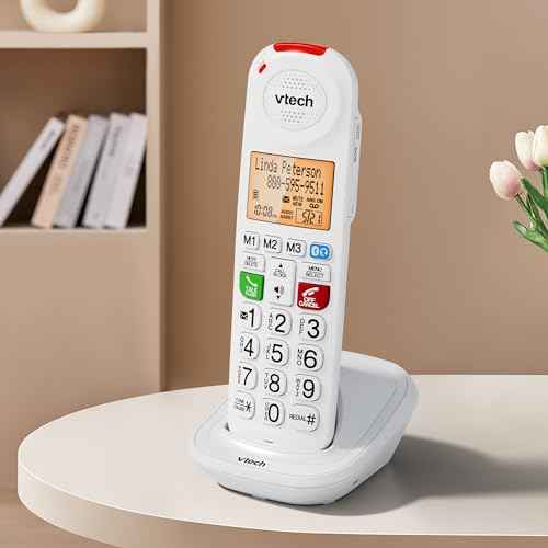 VTech SN5107 Amplified Additional Handset with Big Buttons & Large Display for SN5127 & SN5147 Senior Phone Systems