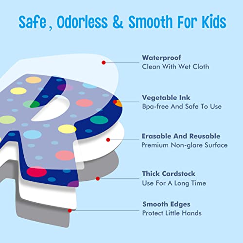 288 PCS Alphabet Combo Set, Bulletin Board Letters Including 78pcs Uppercase Letters, 78pcs Lowercase Letters, 30pcs 0-9 Numbers & Punctuation, Chalkboard Classroom Letters for Home School Room Decor