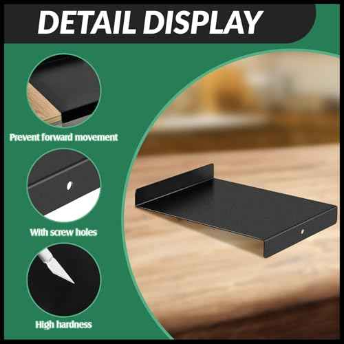 Suzile Bench Hook Metal Inking Plate Linoleum Printmaking Block Stop Ink Plate Printing Supplies Linocut Carving Tools for Block Printing Wood Carving, 9 x 7 x 1 Inches(4 Pcs)
