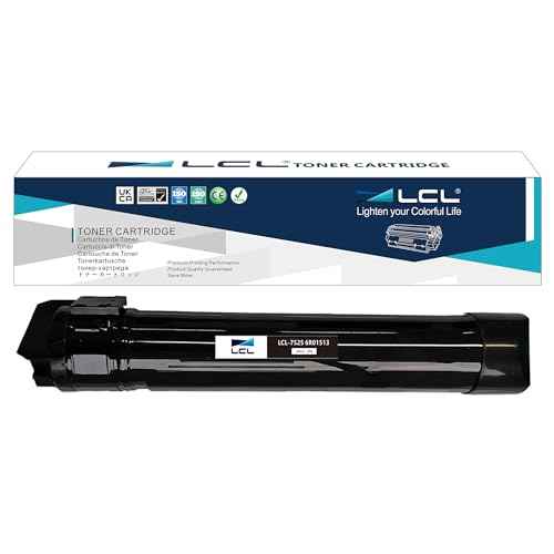7525 Toner Cartridge use for Xerox WorkCentre 7525 7830 7835 7845 7855 7835 7556 7535 7530 7545 Printer Replacement for Xerox WorkCentre 006R01513 Toner Printer (1-Pack Black )
