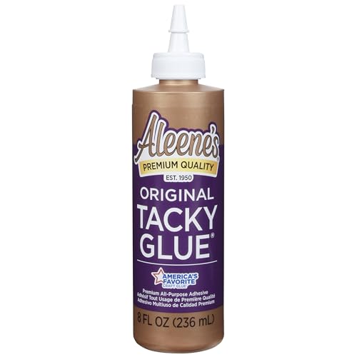 Aleene's Original Tacky Glue, 8 oz - All-Purpose Craft Adhesive (Original Formula)