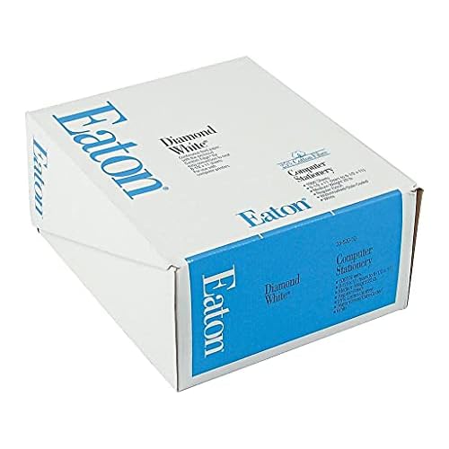Southworth Continuous Feed 25% Cotton Business Paper, 8.5" x 11", 20 lb/75 GSM, White, 1000 Count - Packaging May Vary (35-520-10)
