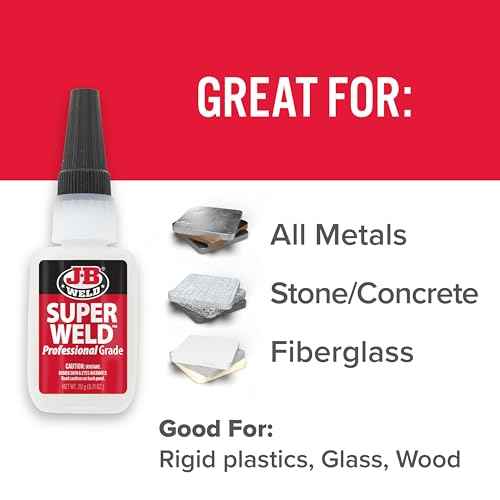 J-B Weld Superglue 20g 2 Pack - SuperWeld Professional Grade