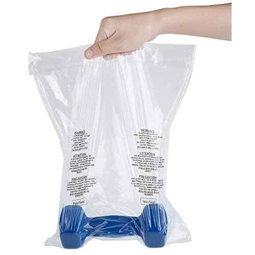 Clear 11x14 Self Seal Poly Bags, Suffocation Warning (200 Count)