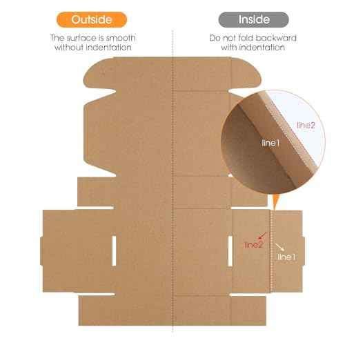 9x6x2 Inches Shipping Boxes 50 Pack, Brown Corrugated Cardboard Boxes for Small Business Mailing Mailer Box and Packaging Supplies Carton