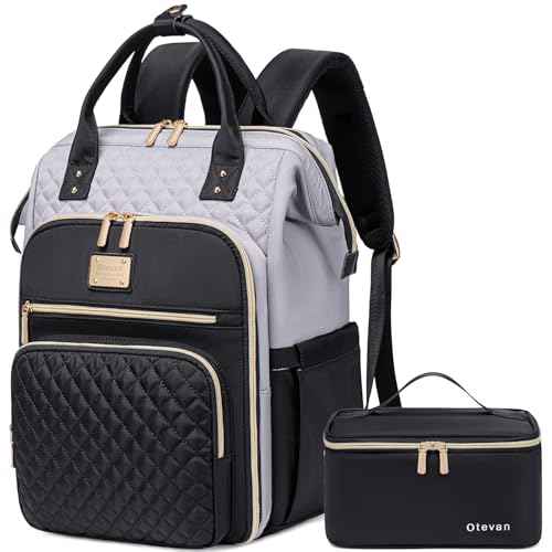 Lunch Backpack for Women, 15.6 inch Laptop Backpacks for Womens, Work Backpacks with Lunchbox,Insulated Back pack Cooler,Teacher Nurse Travel Backpack for Women