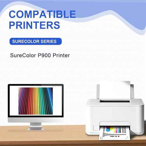 T46Y2 T46Y Ink Cartridge SC-P900 P900 Ink T46Y200 Compatible for SureColor P900 Printer Ink(1 Cyan)