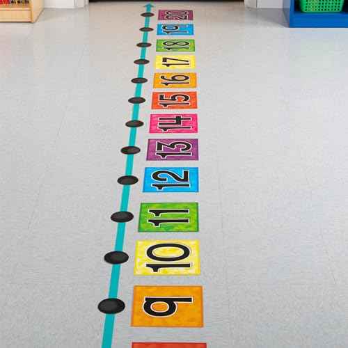 Really Good Stuff EZ Stick Jumbo Number Line - 66 Pieces