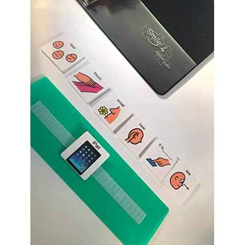 Smile4Autism Small 1.5"x1.5" Loose Visual Picture Cards, Receptive and Expressive Language, Speech Articulation Therapy, ASD, ADD, ADHD, Apraxia, & Stroke Patients. (Cartoon Icons 162 Pcs, Laminate)