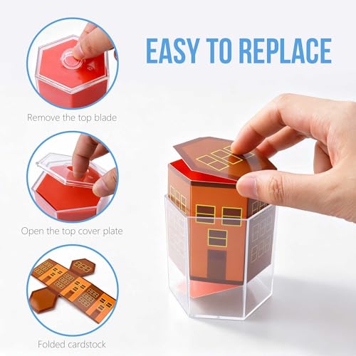 8-Piece Geometric 3D Shapes & Folding Nets Math Manipulative Set for STEM Learning