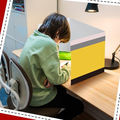 Desk Privacy Dividers 24-Piece Tri-Fold Classroom Folders – AmazingSpark