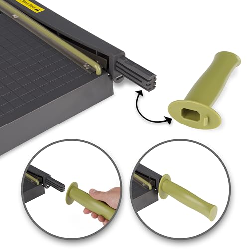 Swingline Paper Cutter Guillotine Trimmer 12-inch Cut Length 10 Sheets, ClassicCut Lite (9312) - Office & Home Use