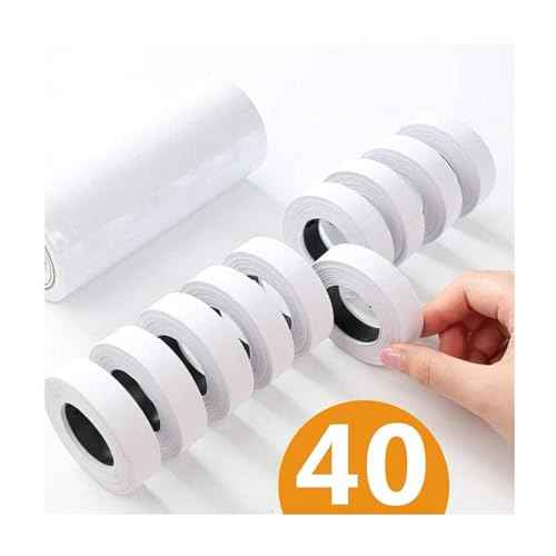 MX-6600 Price Labels, 1,6000 Blank Price Tag 2-line Pricing Gun Labels for Retail, Suitable for MX-6600, MX-6602, G6000, YH-689 and Many Other 2 Line Pricing Gun Labeling Machines (Not Include Gun