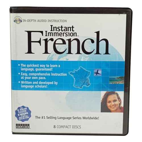 Topics Entertainment Learn How to Speak French Language - Instant Immersion 8 Audio CD Set