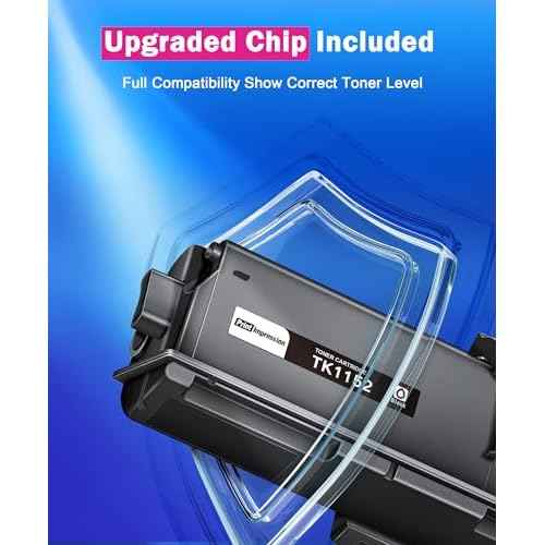 TK 1152 Black Toner Cartridges Compatible Replacement for Kyocera TK-1152 TK1152 1T02RV0US0 to Use with Kyocera ECOSYS P2235dn P2235dw M2135dn M2635dn M2635dw M2735dw Laser Printers, 2Black