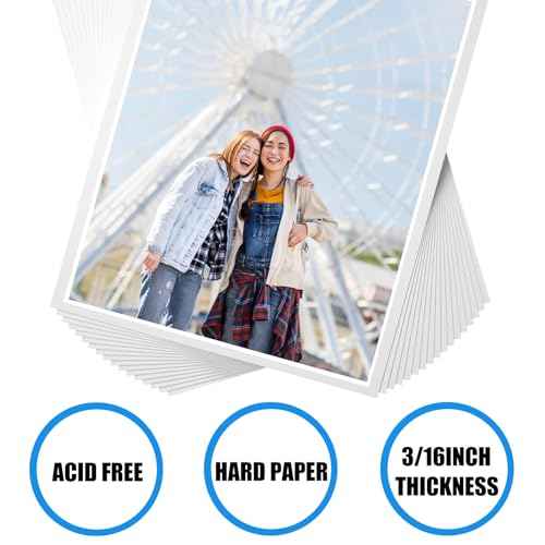 20 Pack White Foam Board 12" x 16.5", 3/16" Thickness Foam Core Baking Board for Projects, A3 Polystyrene Mat Board Poster Foam Board Sheets for Art Crafts, Presentation, Wedding, School Projects