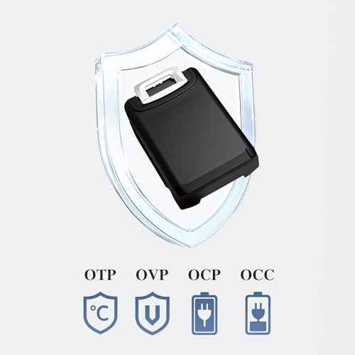 E EGOWAY RS5100 Replacement Battery, Compatible with Zebra RS51 RS5100 RS51B0 RS51C0 Ring Scanner, for BT-000398 BTRY-RS51-7MA-01 BTRY-RS51-4MA-01 480mAh/3.85V