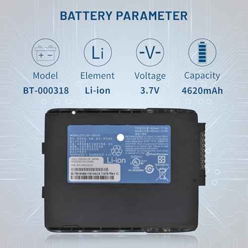 BT-000318 2 Pack Replacement Batteries for Zebra for Symbol TC70 TC70X TC700H TC700K TC72 TC75 TC75X TC75EK TC75AH TC75GK TC77 TC77HL TC20XL BT-000318-01 BTRY-TC70X-46MA1-01 Barcode Scanner Battery