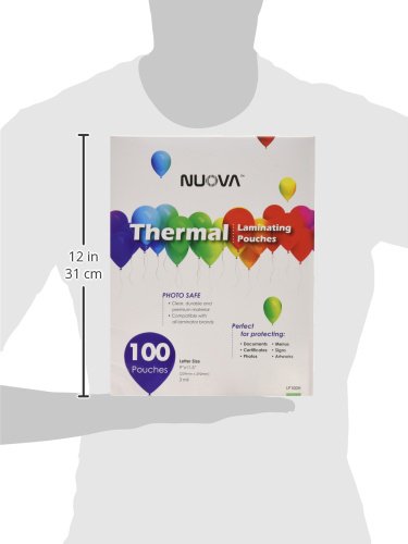 Aurora Nuova Premium Thermal Laminating Pouches 9x11.5 Inch 3 Mil - 100 Pack
