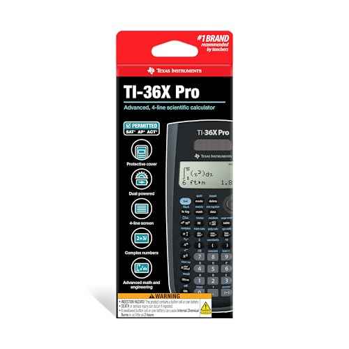 Texas Instruments TI-36X Pro Engineering/Scientific Calculator | 9.7 Inch | Black.