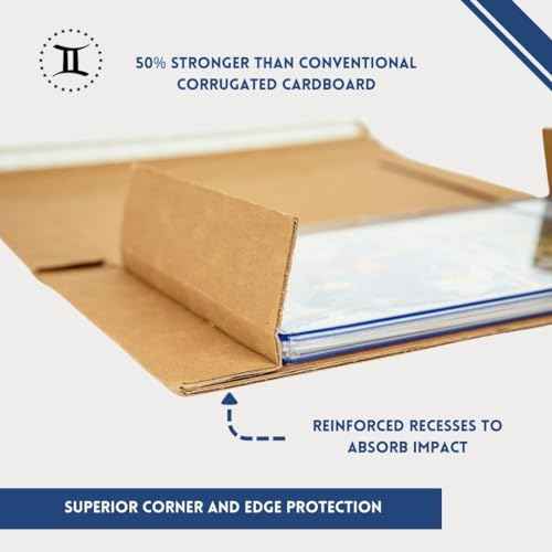 Gemini Graded Comic Book Mailers | Pack of 10 | Ships one CGC (or similar) Graded Comic Book Slab | Corner and Edge Protection | Self-Seal Closure | Single Slab Shipper Gemini Mailers