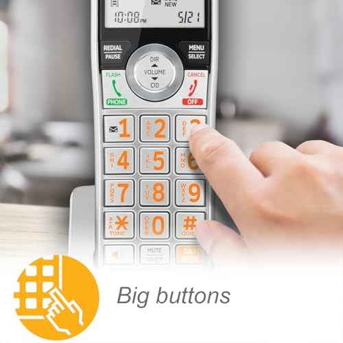 AT&T CL80107 Additional Handset for CL82x07, CL82x57, CL82x67, CL83x07, CL84x07 Series Cordless Phone