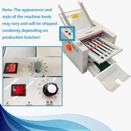 WYDDDARY Automatic Paper Folding Machine 12x27in Max Speed 262ft/min for Documents & Business Letters