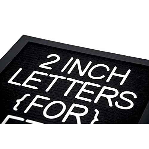 Felt Letter Board Letters Set - 227pcs 2 inch Tall Letters