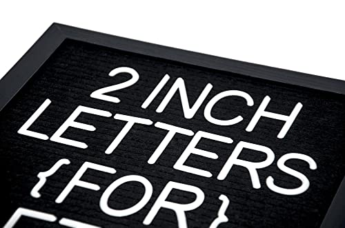 G GAMIT 2 Inch White Felt Letter Board Letters Set - 227pcs for Message Boards