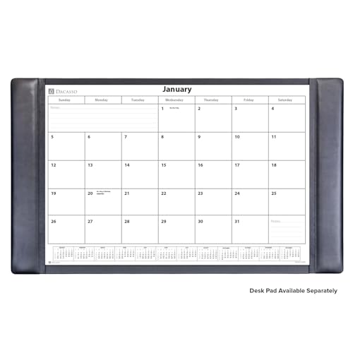 2025 Desk Pad Monthly Calendar Refill/Insert, 32.875" x 18.875", Dacasso (S2002 / S2002-O)