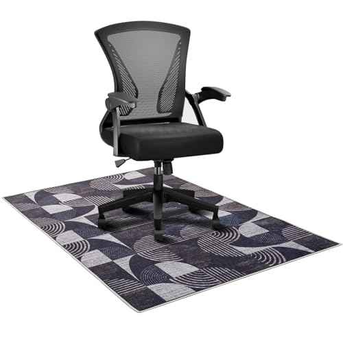 Office Chair Mat,36¡±x48¡±Desk Chair Mats,Stable Chair Mat for Hardwood Floors,Office Rug with Anti-Slip Backing,Low Pile Floor Mat for Offices Chair Easy to Clean,Modern Computer Chair Mats in Offices