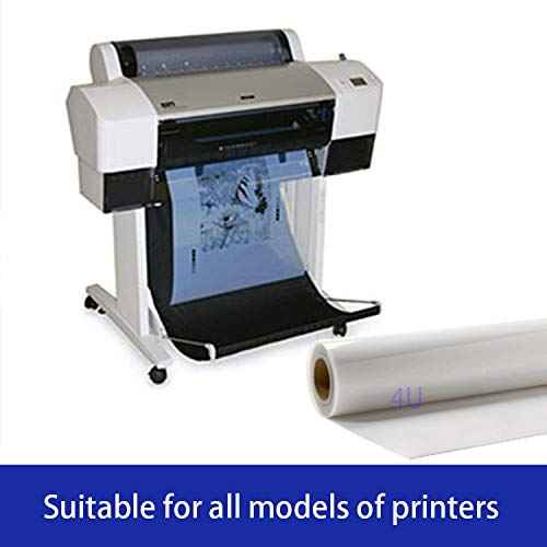 Waterproof Inkjet Transparency Film for Silk Screen Printing 24"x100ft. Roll