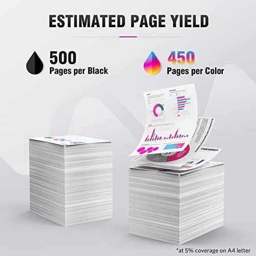 5 Packs Remanufactured T288XL Ink Cartridges Replacement for Epson 288XL T288XL 288 T288 High Yield Ink for Expression XP-430 XP-434 XP-440 XP-446 XP-340 XP-330-2 Black1 Cyan1 Magenta1 Yellow