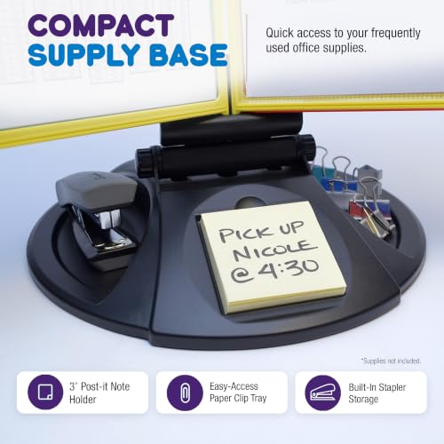 Ultimate Office AdjustaView Supply Base Desk Organizer with Colored Pockets