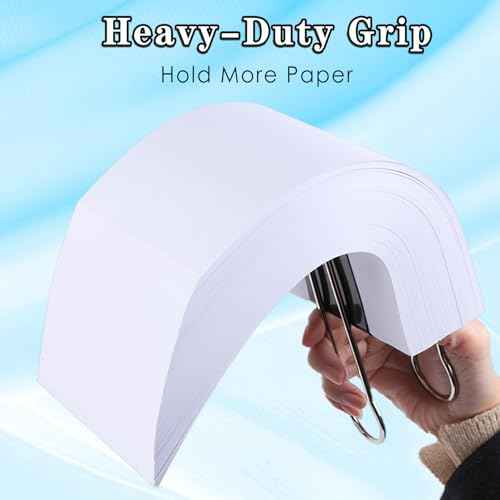 36PCS Jumbo Binder Clips 3 Inch, Black, Binder Clips Extra Large Heavy Duty for Office Supplies